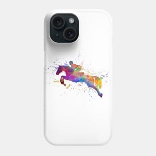 Watercolor horse show Phone Case