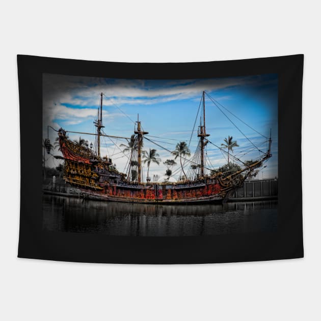 The Black Pearl Tapestry by randymir