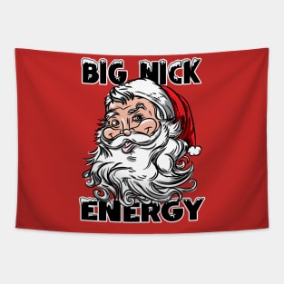 Big Nick Energy Retro Santa Tapestry
