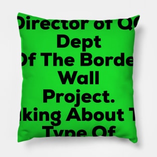 Border Wall T-Shirt Donald Trump 2020,,Mens Political T-Shirt Pillow