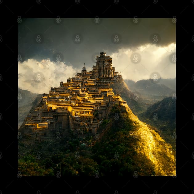 Imaginary Inca Prosperous City by Classical