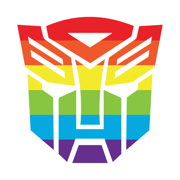 Transformers Gay Pride Logo by UStshirts