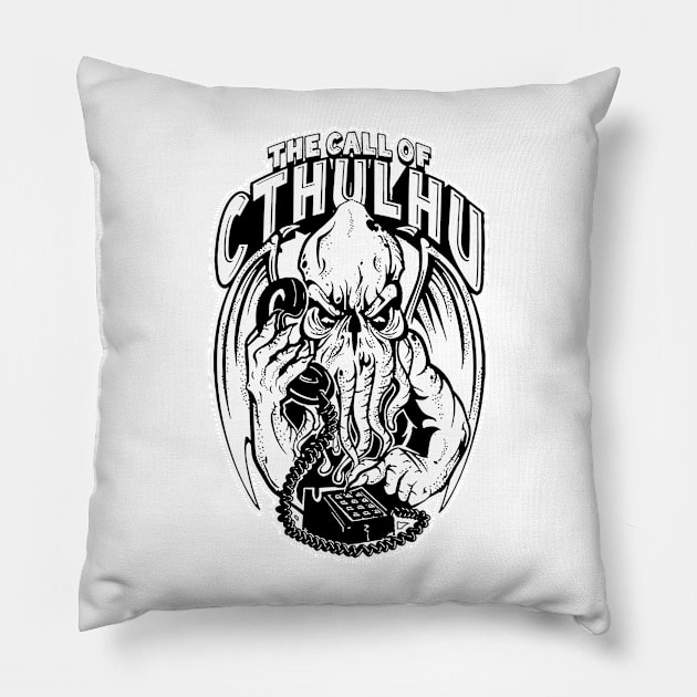 The Call of Cthulhu Pillow by CosmicAngerDesign