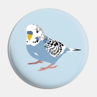 Blue Budgie Pin