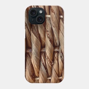 Basketweave Print Phone Case