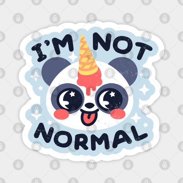 Pandacorn not normal Magnet by NemiMakeit