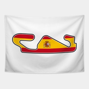 Circuit de Catalunya [flag] Tapestry