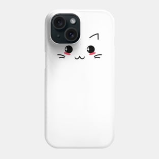 Cute Cat Emoticon Phone Case