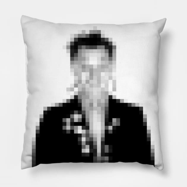 Pixelated Rick/The Young Ones Classic 80s British Comedy Tribute Art Pillow by DankFutura