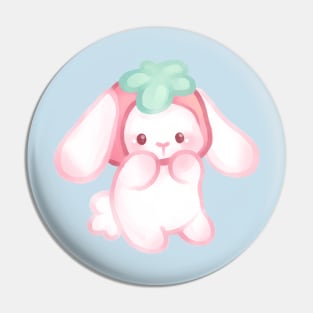 Strawbunny Pin