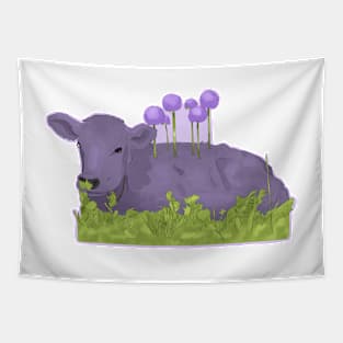 Allium Cow Tapestry