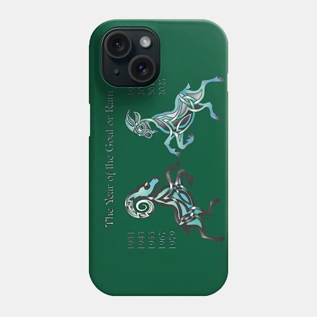 Chinese Ram/Chinese Goat Phone Case by KnotYourWorld4