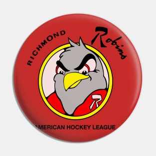 Retro Richmond Robins Hockey 1972 Pin