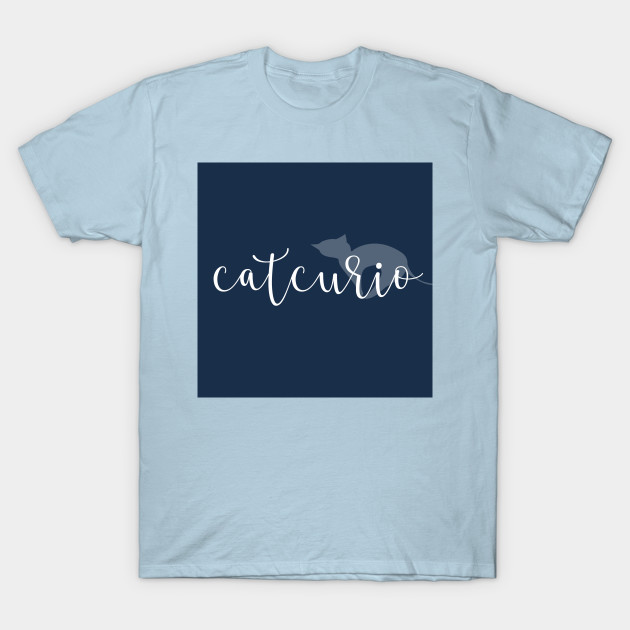 Disover CatCurio Logo Design 2 - Cats Lover - T-Shirt