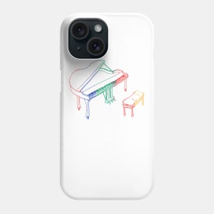 Technicolour Piano Phone Case