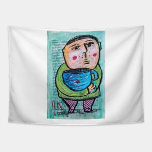 Boy with cup Tapestry