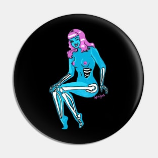 Zombie Pinup Pin