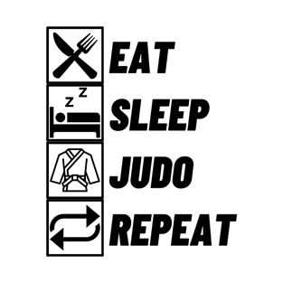 Eat Sleep Judo Repeat - Judo lover T-Shirt