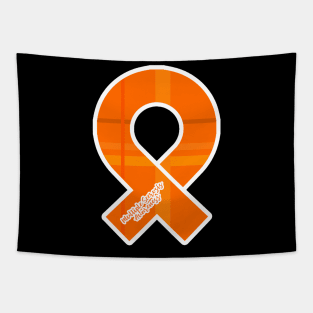 Multiple Sclerosis Awareness Ribbon Tapestry