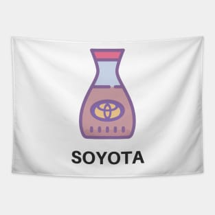 Toyota Soy Soyota Funny Art Tapestry