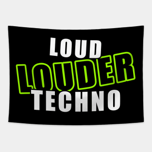 Loud Louder Techno Tapestry