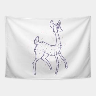 Fawn Lineart Tapestry