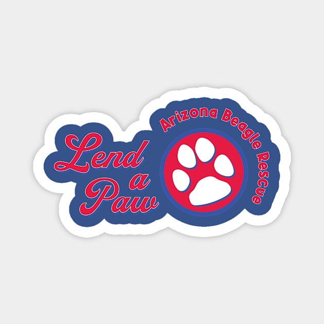 Lend a Paw-AZ Beagle Rescue Magnet by AZ Beagle Rescue