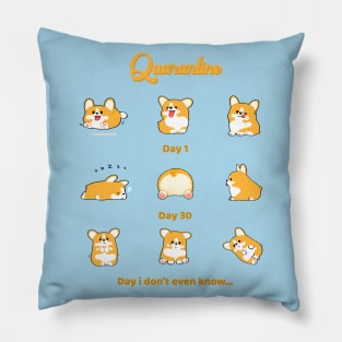 Corgi Quarantine Pillow