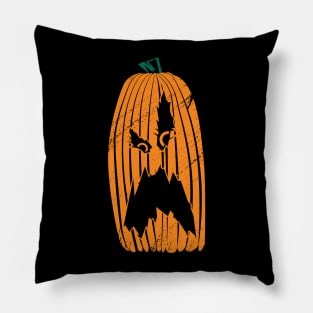 Horror Punk Pumpkin Pillow