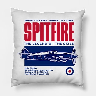 Supermarine Spitfire | WW2 Plane Pillow