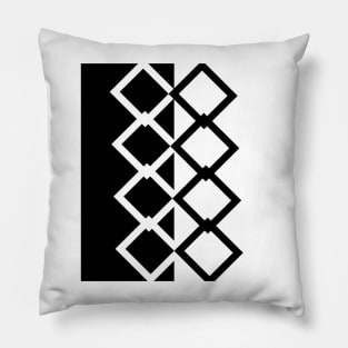 Black and white - stronger together Pillow