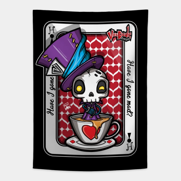 Mad Hatter Tapestry by VooDudeDesigns