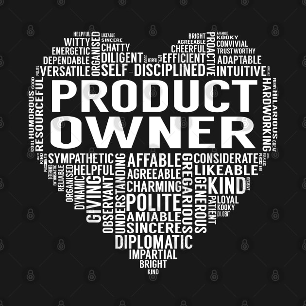 Product Owner Heart by LotusTee