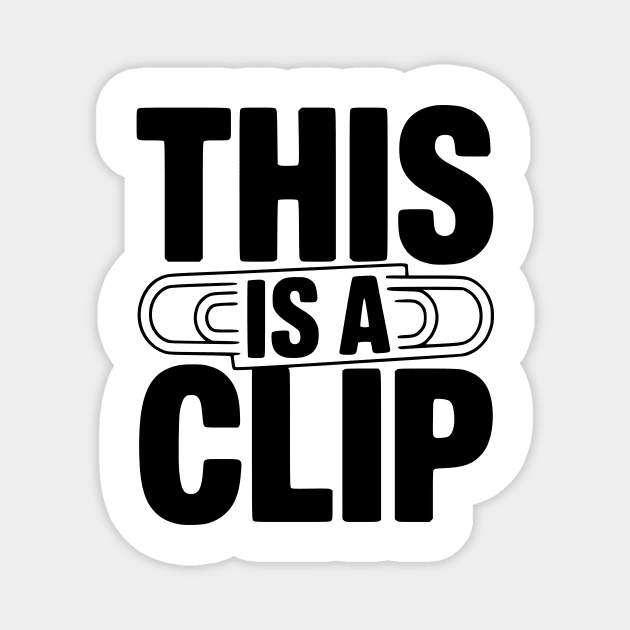 This is a Clip Magnet by Frank Ring
