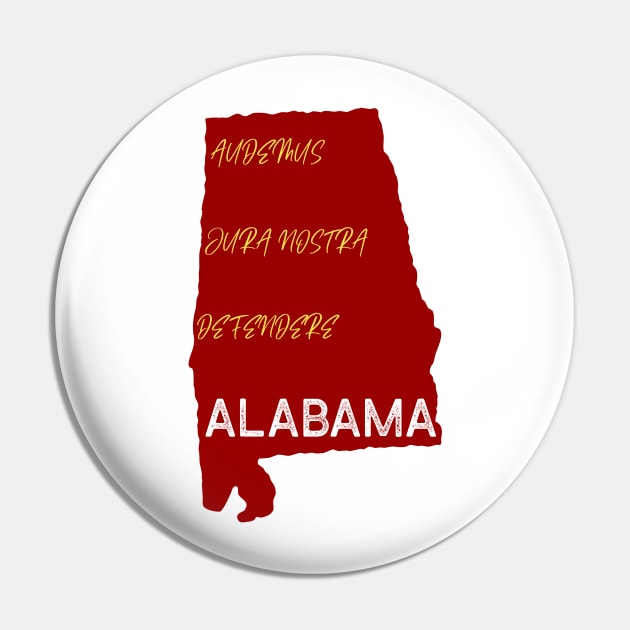State of Alabama Pin by Slave Of Yeshua