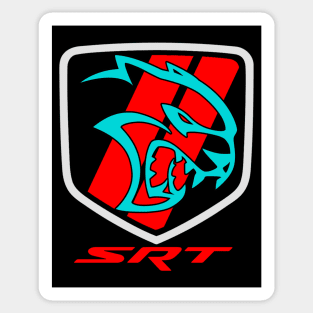 Dodge SRT Logo Sticker Decal Sheet - 8x10