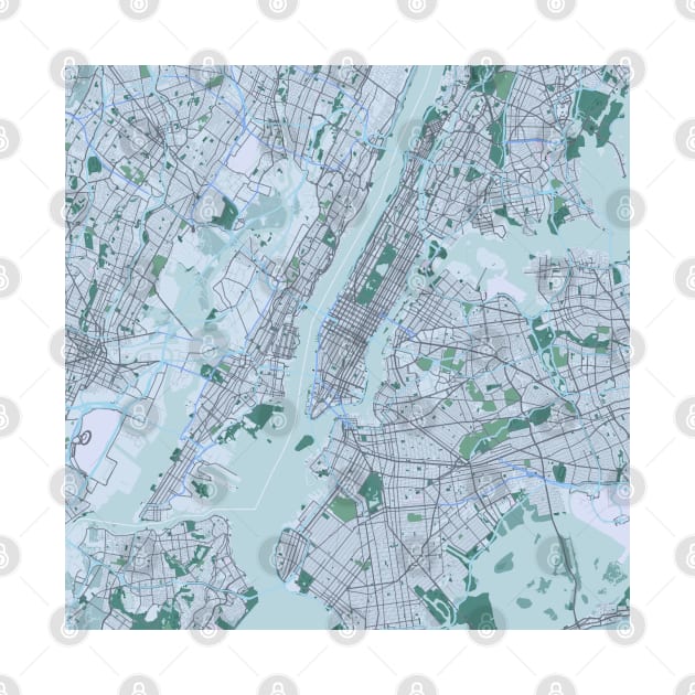 New York City Map |  I Love New York | Map of New York City by Leo Stride