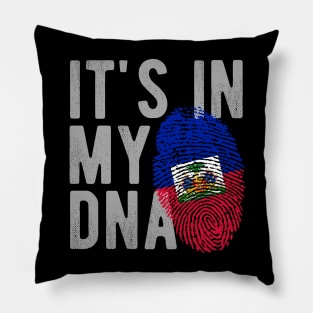 Happy Haitian Flag Day Celebration Haiti Its In My DNA Pillow