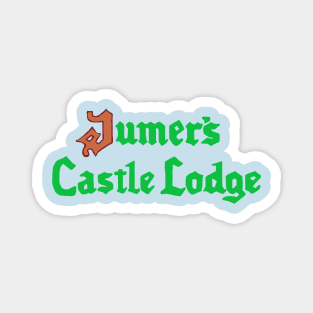 Jumer's Castle Lodge Retro Logo Magnet