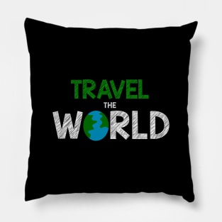 Travel The World Go Across The Globe With You Buddies Pillow