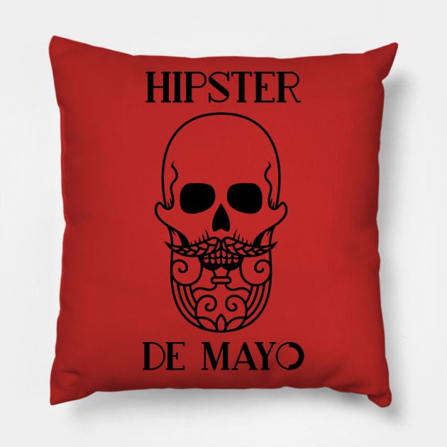 HIPSTER DE MAYO Pillow by Off the Page