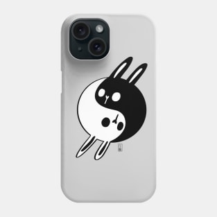 Yin Yang Bunnie Lover Gift Cute Rabbits Kawaii Phone Case