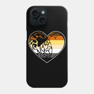 International Bear Brotherhood Flag LGBT+ Heart Phone Case