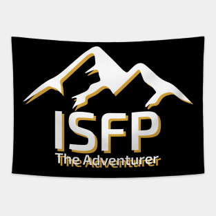 ISFP The Adventurer MBTI types 14F Myers Briggs personality gift with icon Tapestry