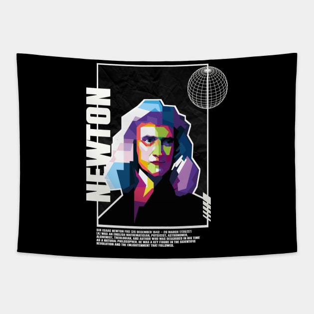 Isaac Newton Tapestry by WPAP46