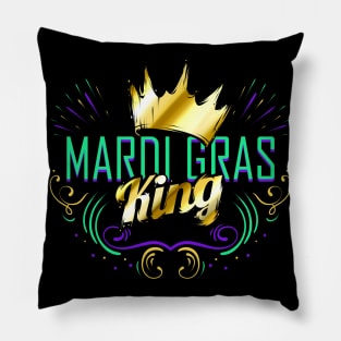 Logo King of Mardi Gras Pillow