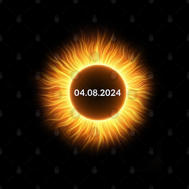 Total Solar Eclipse April 8, 2024 by Emma Creation