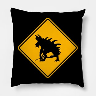 DnD Tarrasque Crossing Pillow