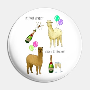 Alpaca the Prosecco Pin