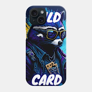 Raccoon Rider of the Card Deck Phone Case